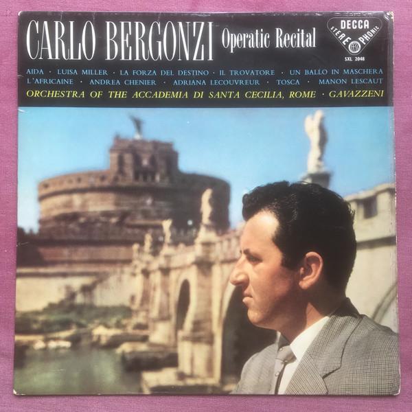 Carlo Bergonzi, Orchestra dell'Accademia Nazionale di Santa Cecilia - Operatic Recital