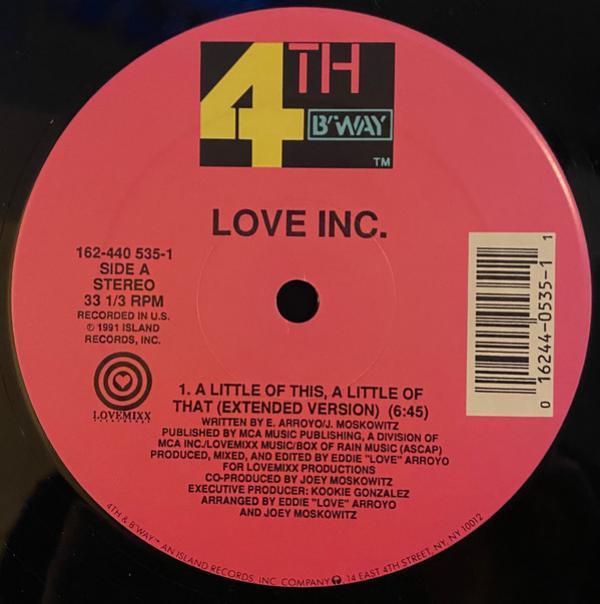 Love Inc.  - A Little Of This, A Little Of That