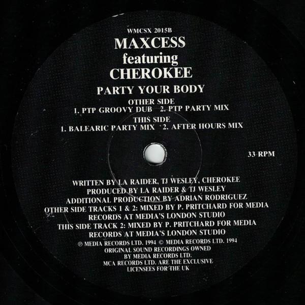 Maxcess, Cherokee  - Party Your Body